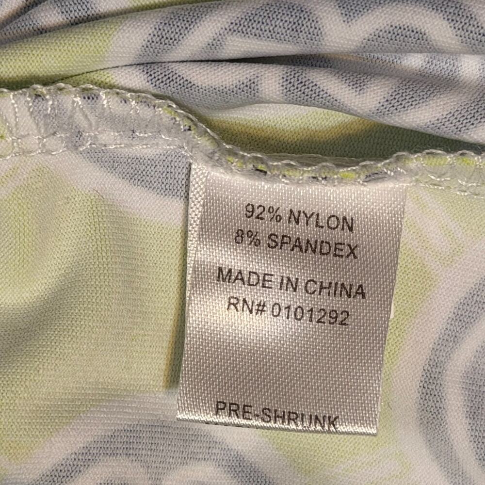 Lulu B Sleeveless Jumpsuit XL Lime Green Resort Wide Leg Paquette Fish Belt - Picture 12 of 12
